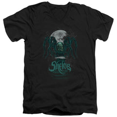 Lord Of The Rings Shelob Men's 30/1 Cotton Slim V-Neck T-Shirt