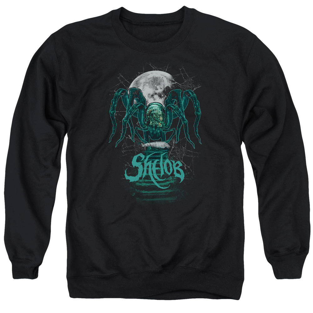 Lord Of The Rings Shelob Men's Crewneck 50 50 Poly Long-Sleeve T-Shirt