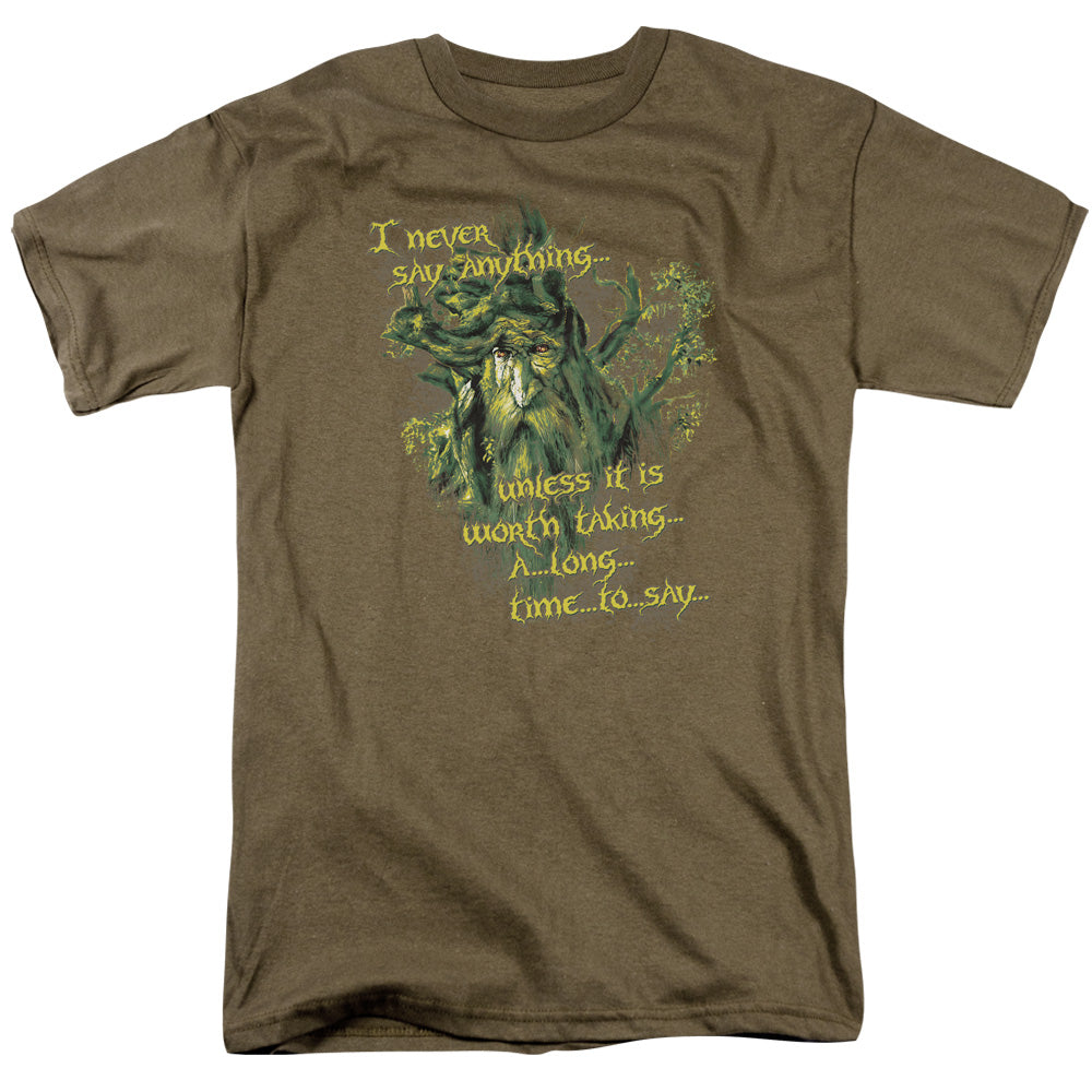 Lord Of The Rings Slow Talker Men's 18/1 Cotton Short-Sleeve T-Shirt
