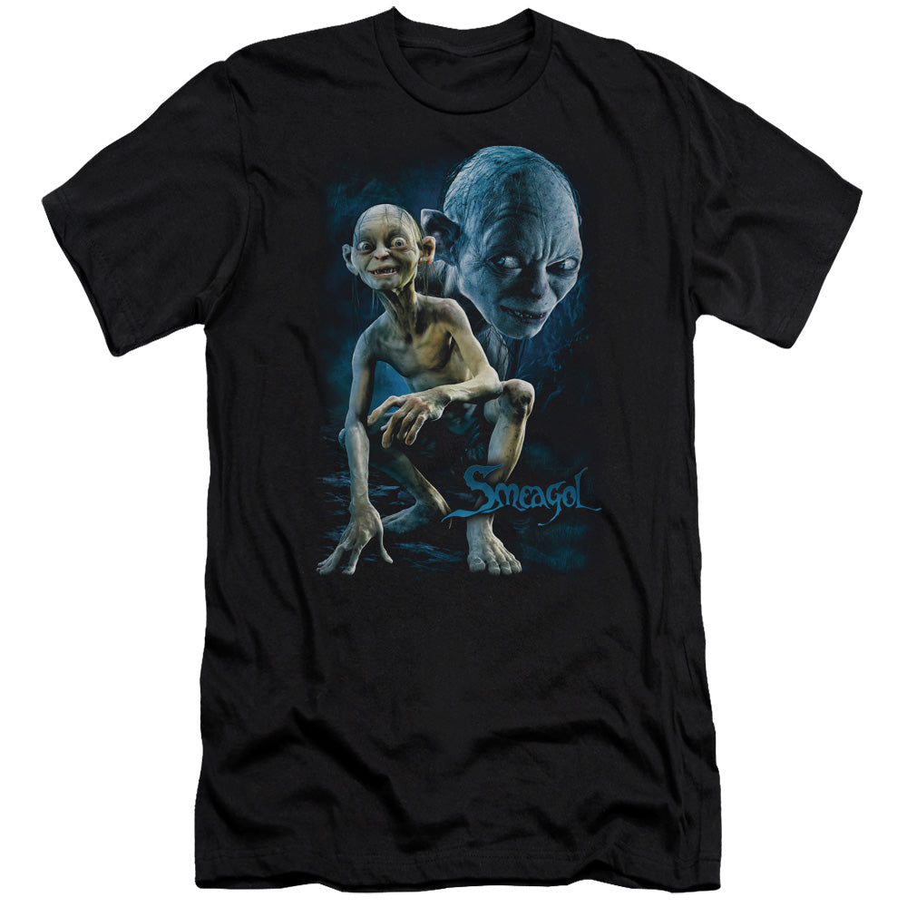 Lord Of The Rings Smeagol Men's Ultra-Soft 30/1 Cotton Slim Short-Sleeve T-Shirt