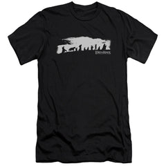 Lord Of The Rings The Fellowship Men's Ultra-Soft 30/1 Cotton Slim Short-Sleeve T-Shirt