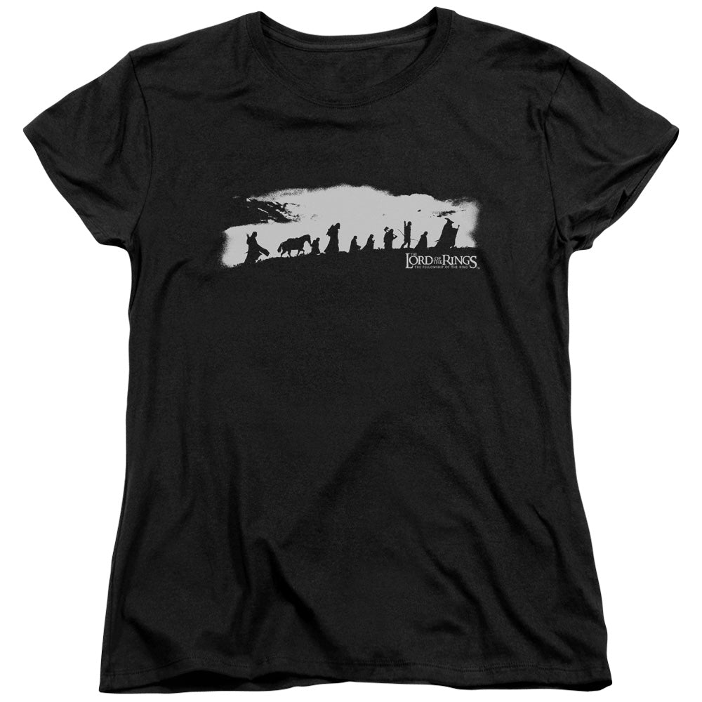 Lord Of The Rings The Fellowship Women's 18/1 Cotton Short-Sleeve T-Shirt