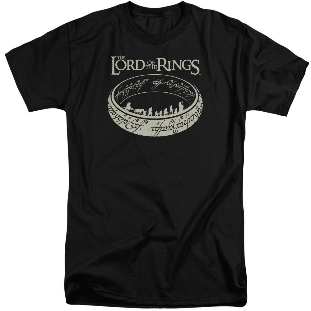 Lord Of The Rings The Journey Men's 18/1 Tall Cotton Short-Sleeve T-Shirt