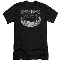 Lord Of The Rings The Journey Men's Ultra-Soft 30/1 Cotton Slim Short-Sleeve T-Shirt