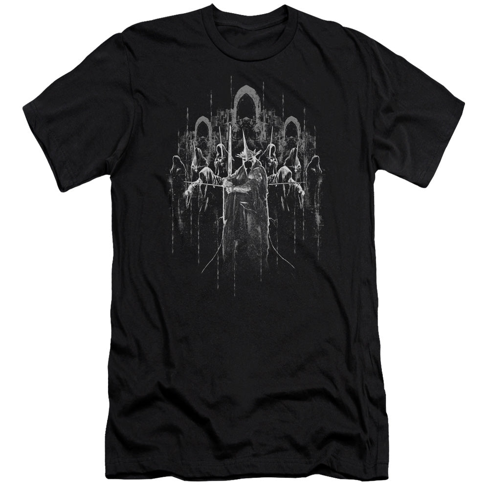 Lord Of The Rings The Nine Men's Ultra-Soft 30/1 Cotton Slim Short-Sleeve T-Shirt