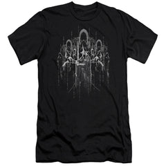 Lord Of The Rings The Nine Men's Ultra-Soft 30/1 Cotton Slim Short-Sleeve T-Shirt