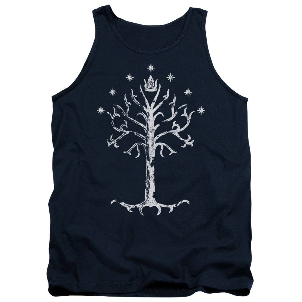 Lord Of The Rings Tree Of Gondor Men's 18/1 Cotton Tank Top