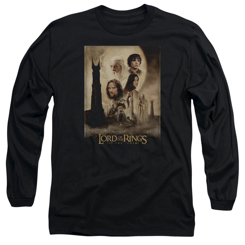 Lord Of The Rings Tt Poster Men's 18/1 Cotton Long-Sleeve T-Shirt