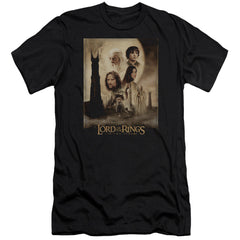 Lord Of The Rings Tt Poster Men's Ultra-Soft 30/1 Cotton Slim Short-Sleeve T-Shirt