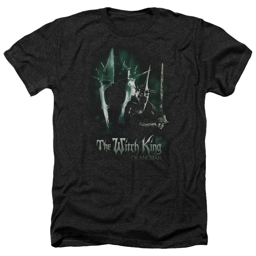 Lord Of The Rings Witch King Men's 30/1 Heather 60 40 Poly Short-Sleeve T-Shirt