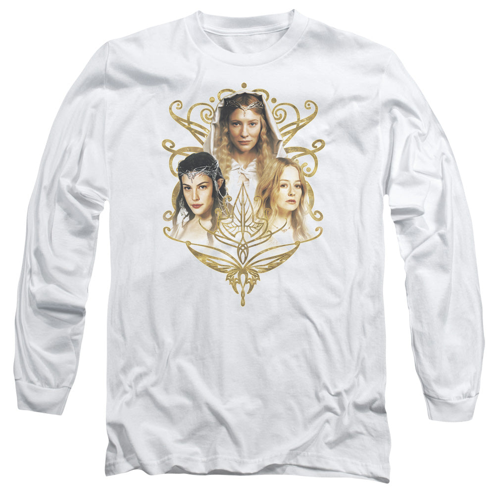 Lord Of The Rings Women Of Middle Earth Men's 18/1 Cotton Long-Sleeve T-Shirt