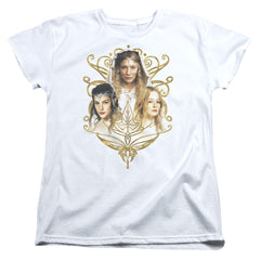 Lord Of The Rings Women Of Middle Earth Women's 18/1 Cotton Short-Sleeve T-Shirt