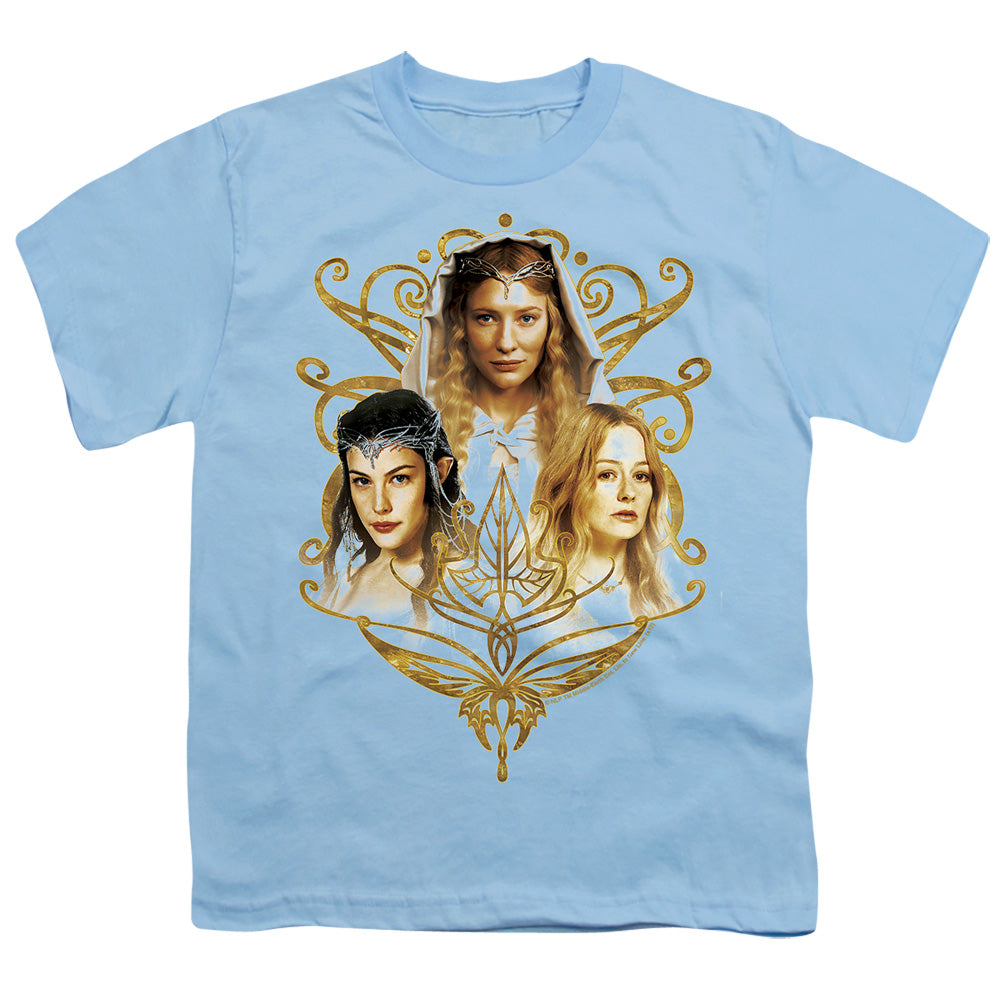 Lord Of The Rings Women Of Middle Earth Youth 18/1 100% Cotton Short-Sleeve T-Shirt