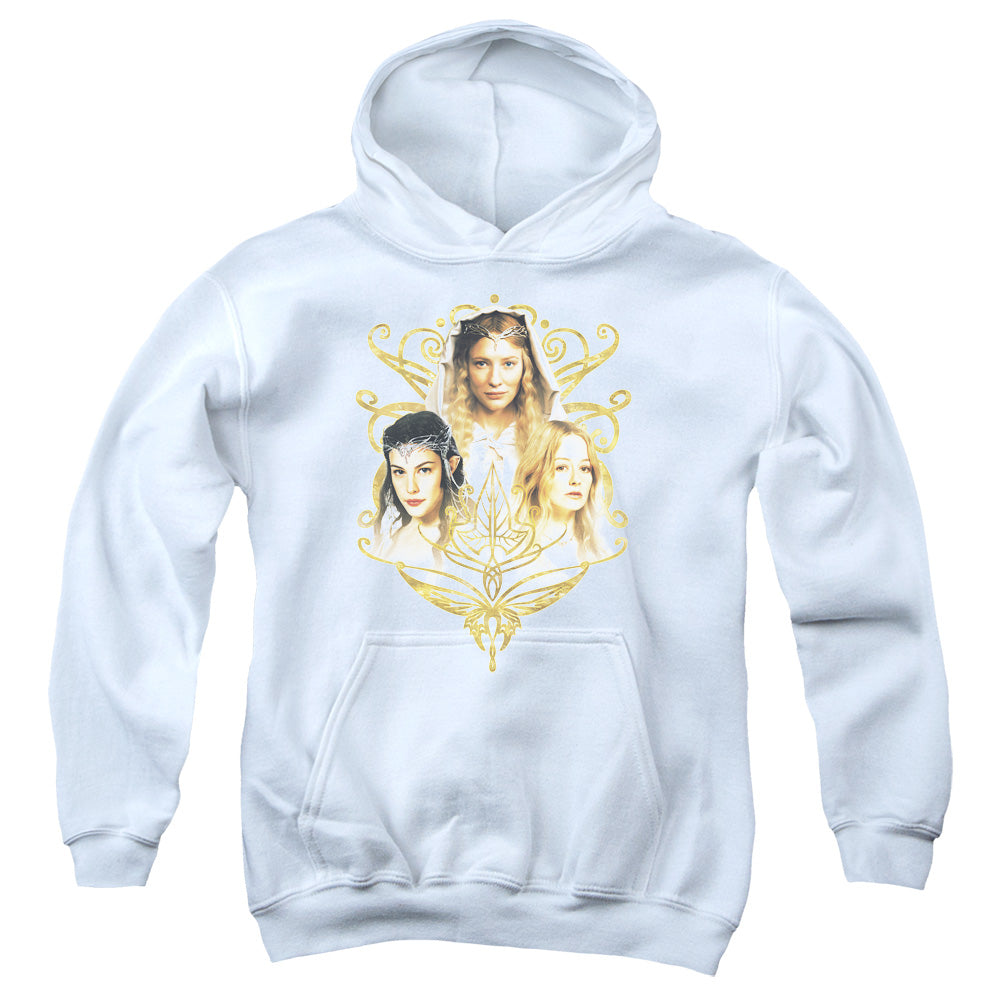 Lord Of The Rings Women Of Middle Earth Youth Cotton Poly Pull-Over Hoodie