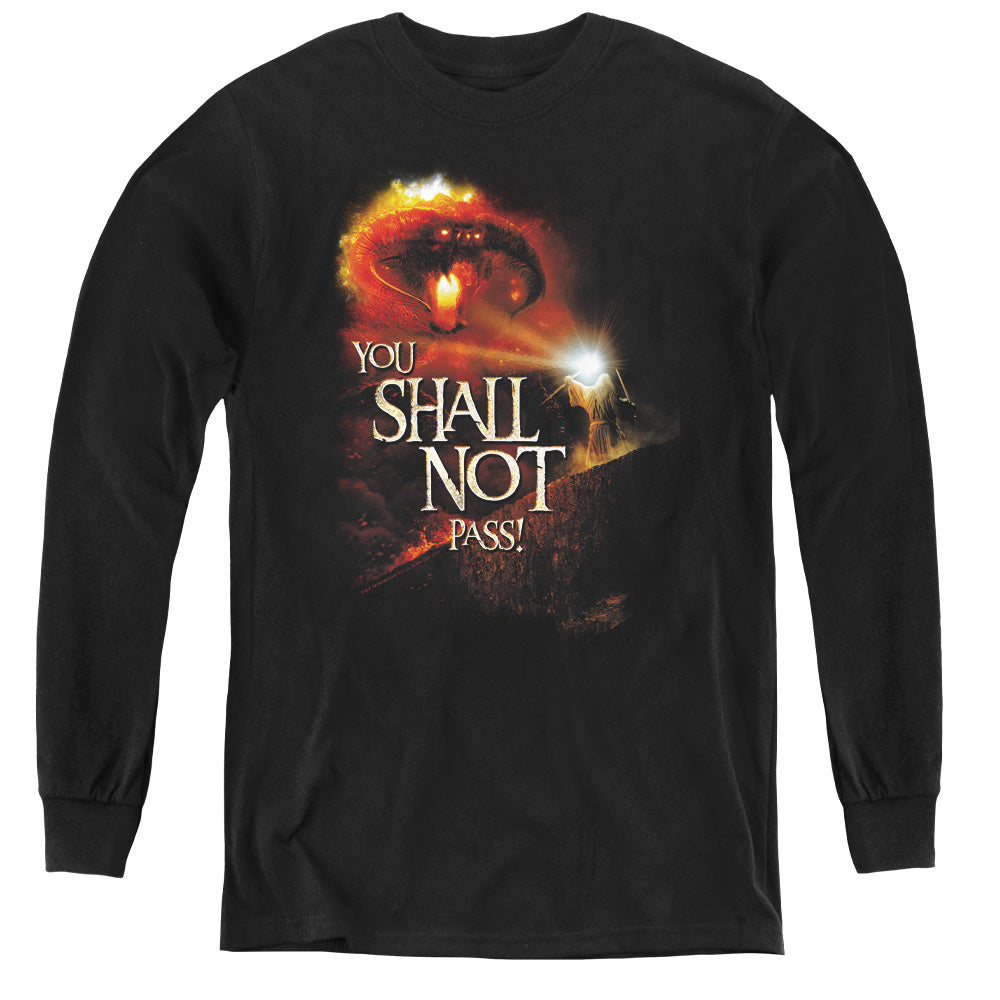 Lord Of The Rings You Shall Not Pass Youth Long-Sleeve T-Shirt