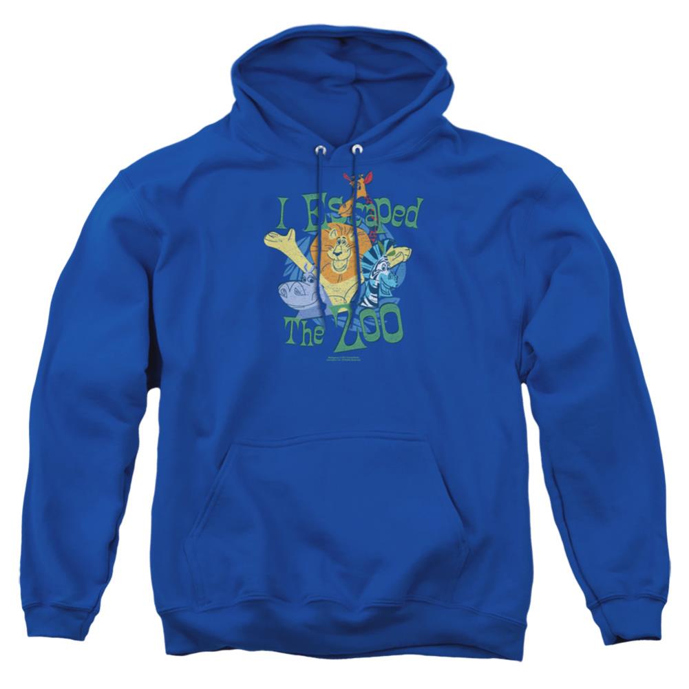 Madagascar Escaped Men's Pull-Over 75 25 Poly Hoodie