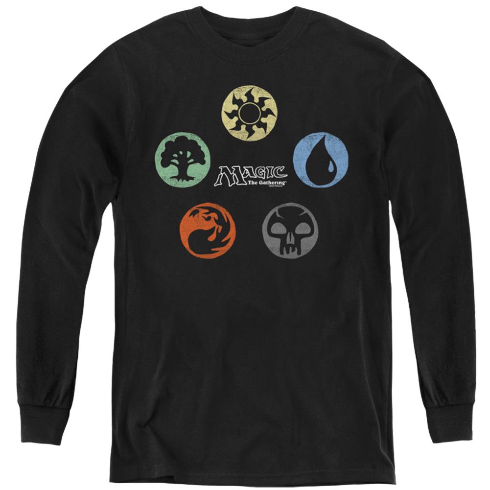 Magic The Gathering 5 Colors Youth Long-Sleeve T-Shirt