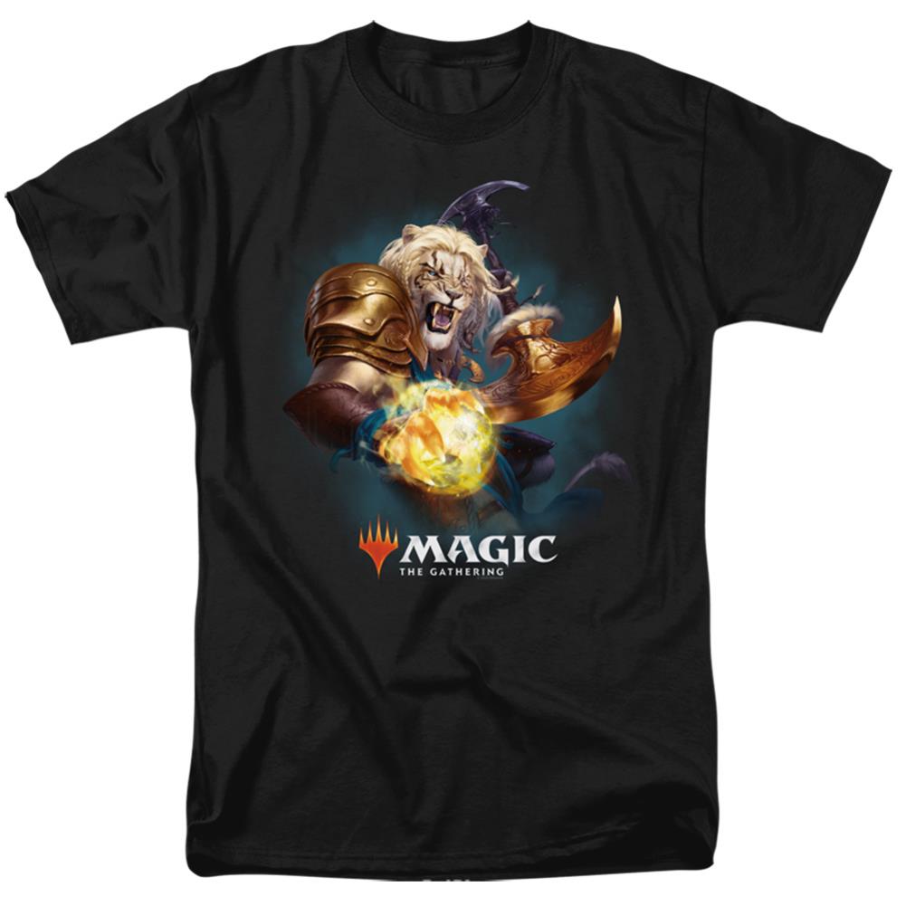 Magic The Gathering Ajani Men's 18/1 Cotton Short-Sleeve T-Shirt