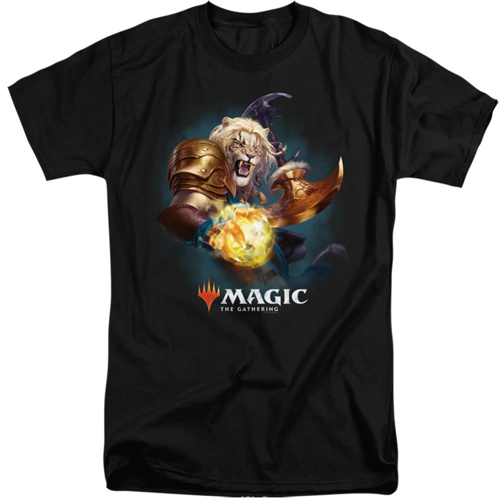 Magic The Gathering Ajani Men's 18/1 Tall Cotton Short-Sleeve T-Shirt