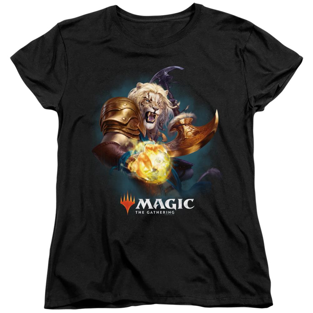 Magic The Gathering Ajani Women's 18/1 Cotton Short-Sleeve T-Shirt