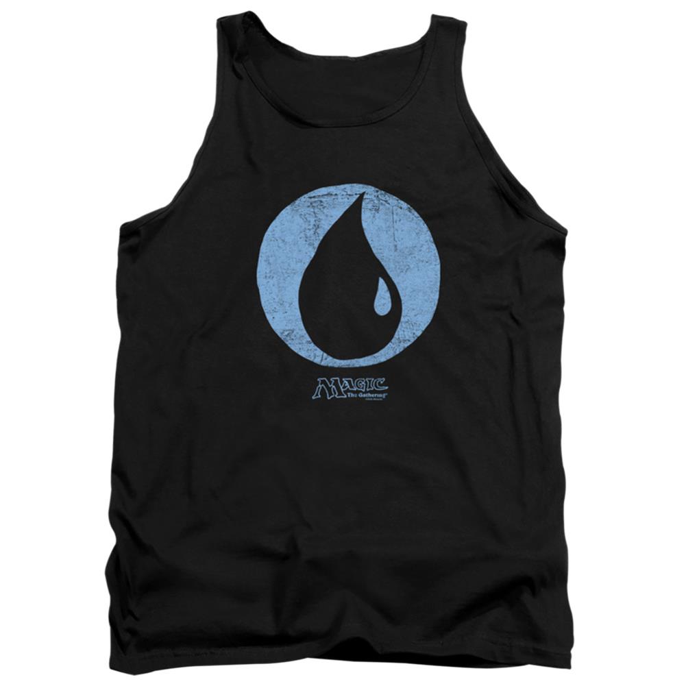 Magic The Gathering Blue Symbol Men's 18/1 Cotton Tank Top