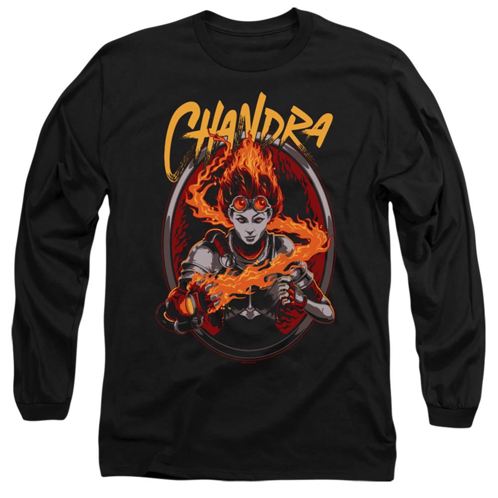 Magic The Gathering Chandra Men's 18/1 Cotton Long-Sleeve T-Shirt