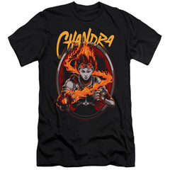 Magic The Gathering Chandra Men's Ultra-Soft 30/1 Cotton Slim Short-Sleeve T-Shirt