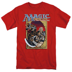 Magic The Gathering Fifth Edition Deck Art Men's 18/1 Cotton Short-Sleeve T-Shirt