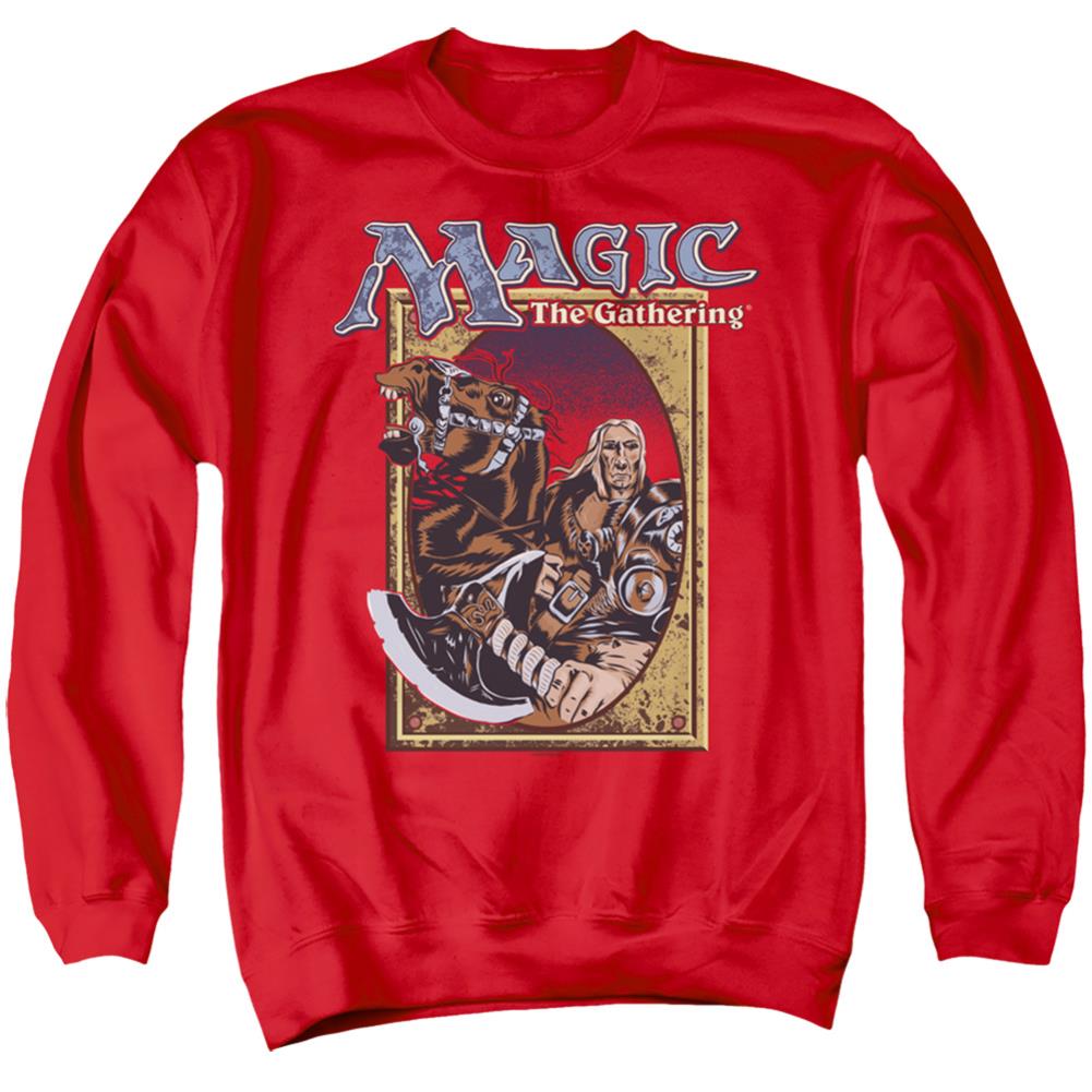 Magic The Gathering Fifth Edition Deck Art Men's Crewneck 50 50 Poly Long-Sleeve T-Shirt