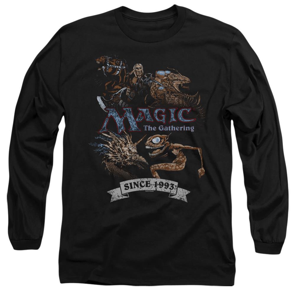 Magic The Gathering Four Pack Retro Men's 18/1 Cotton Long-Sleeve T-Shirt