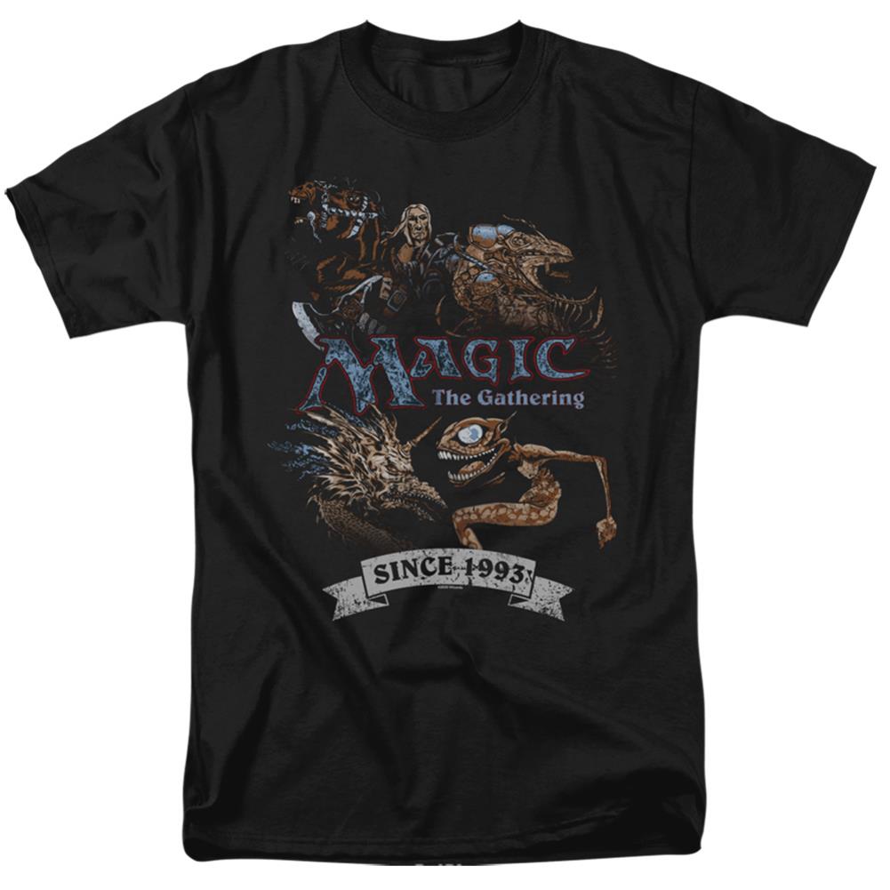 Magic The Gathering Four Pack Retro Men's 18/1 Cotton Short-Sleeve T-Shirt