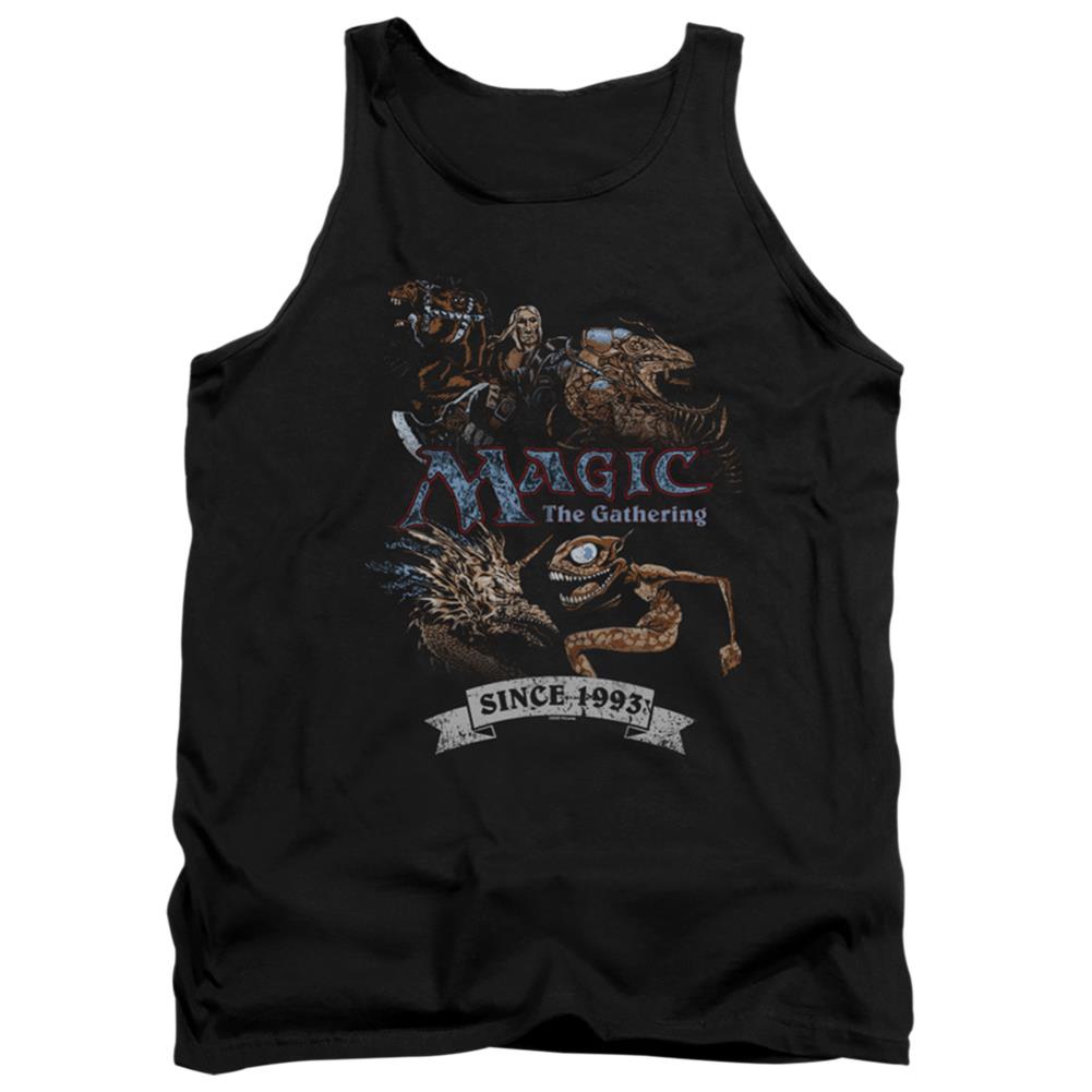 Magic The Gathering Four Pack Retro Men's 18/1 Cotton Tank Top