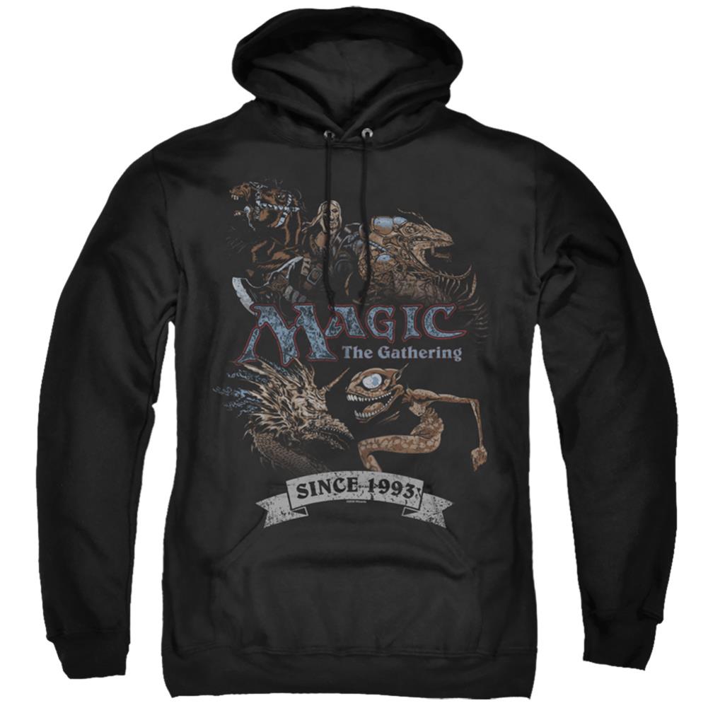 Magic The Gathering Four Pack Retro Men's Pull-Over 75 25 Poly Hoodie