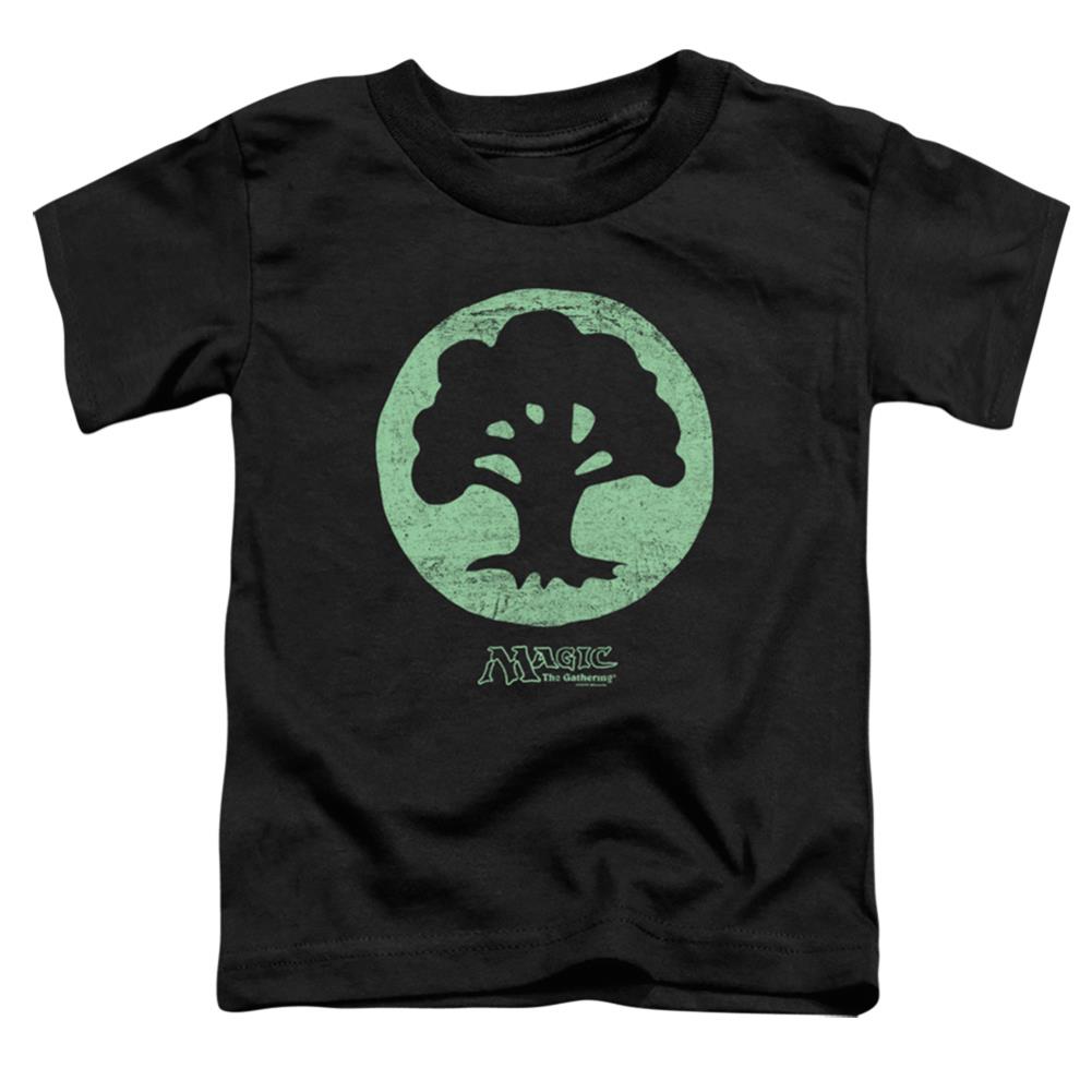 Magic The Gathering Green Symbol Toddler 18/1 Cotton Short-Sleeve T-Shirt