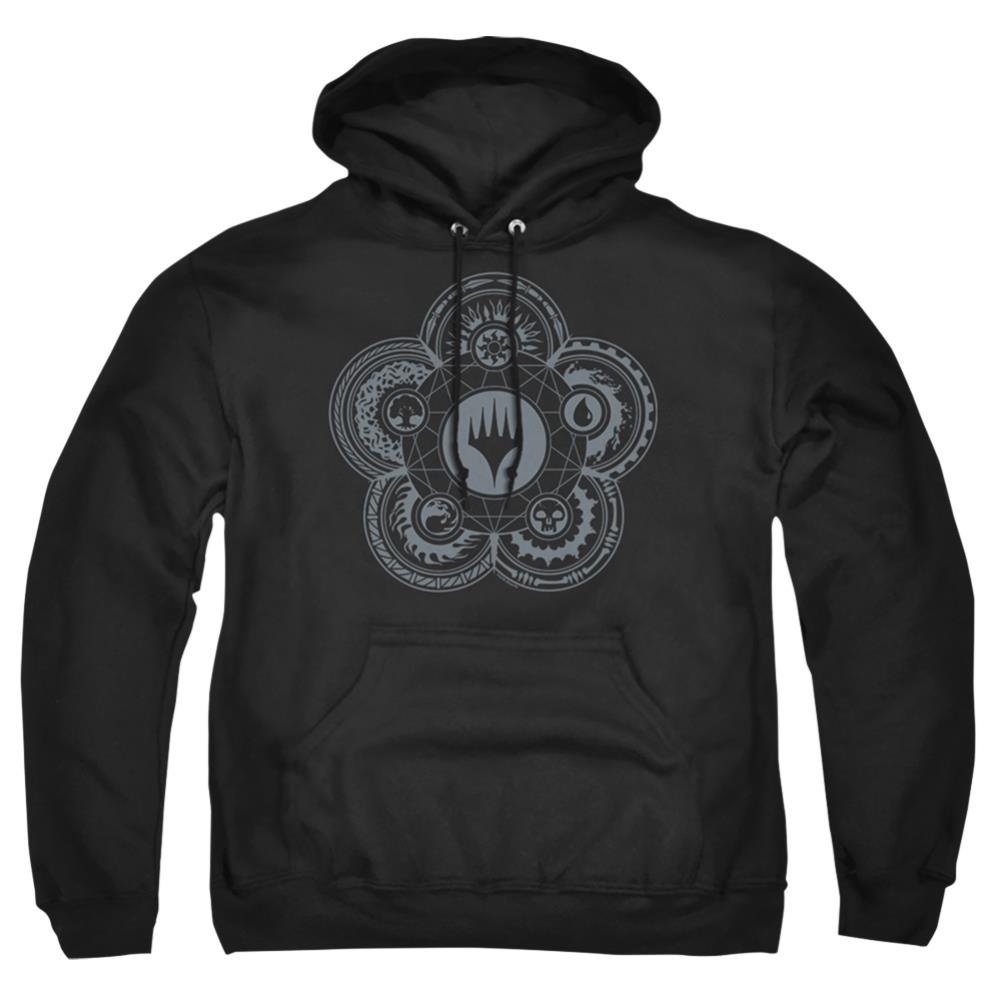 Magic The Gathering Icon Glyph Men's Pull-Over 75 25 Poly Hoodie