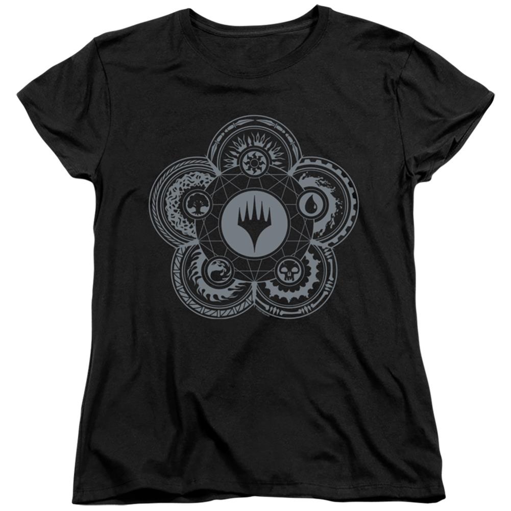 Magic The Gathering Icon Glyph Women's 18/1 Cotton Short-Sleeve T-Shirt