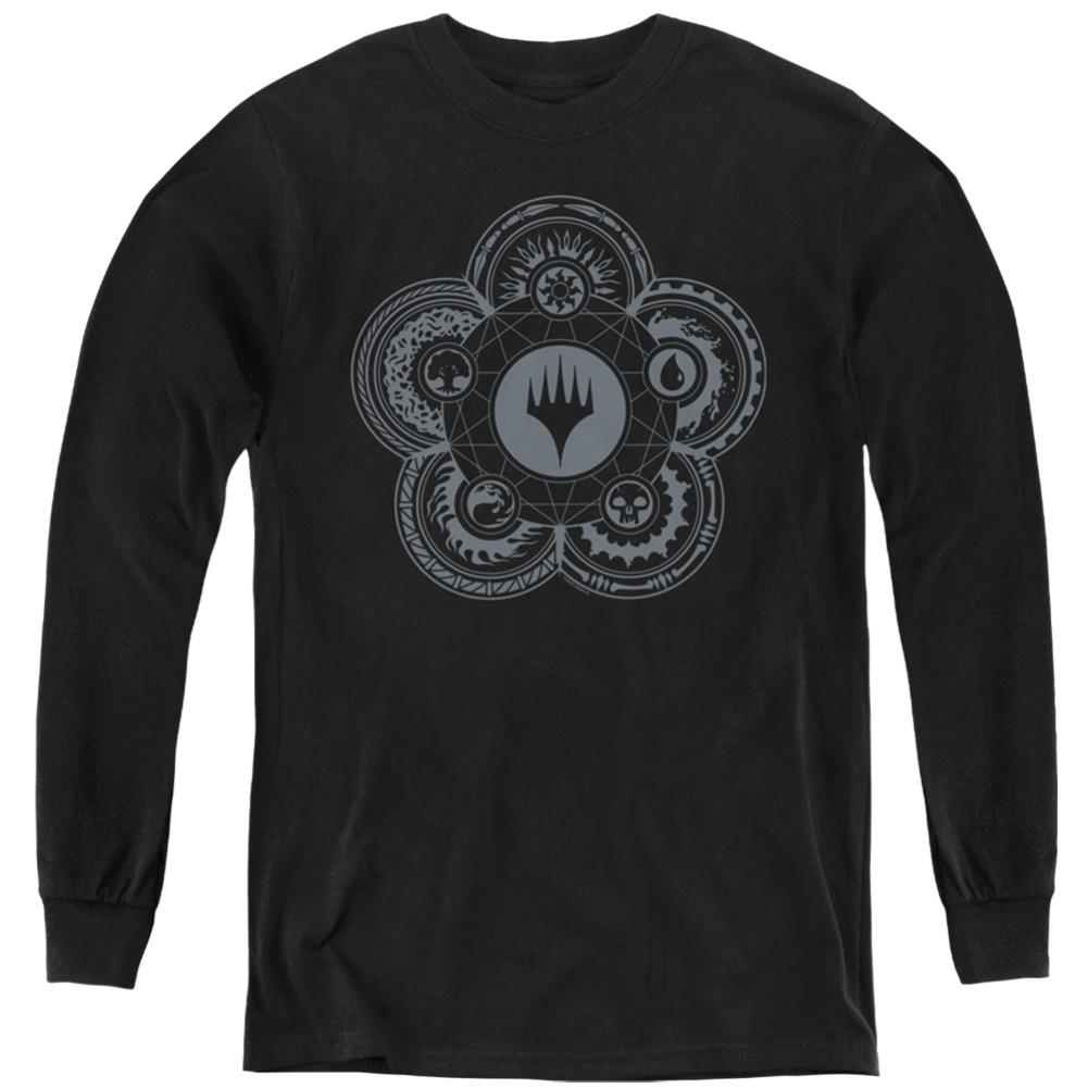 Magic The Gathering Icon Glyph Youth Long-Sleeve T-Shirt