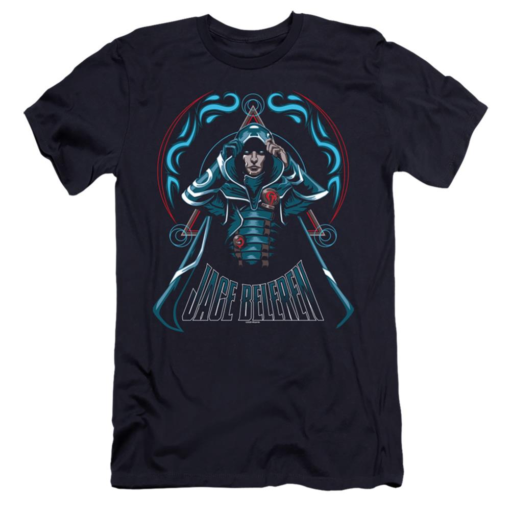 Magic The Gathering Jace Men's Ultra-Soft 30/1 Cotton Slim Short-Sleeve T-Shirt