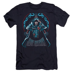 Magic The Gathering Jace Men's Ultra-Soft 30/1 Cotton Slim Short-Sleeve T-Shirt