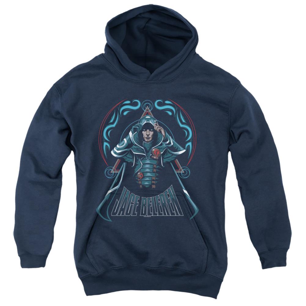Magic The Gathering Jace Youth Cotton Poly Pull-Over Hoodie
