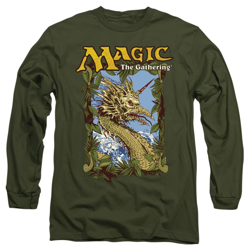 Magic The Gathering Mirage Deck Art Men's 18/1 Cotton Long-Sleeve T-Shirt