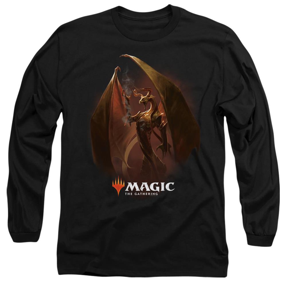 Magic The Gathering Nicol Bolas Men's 18/1 Cotton Long-Sleeve T-Shirt