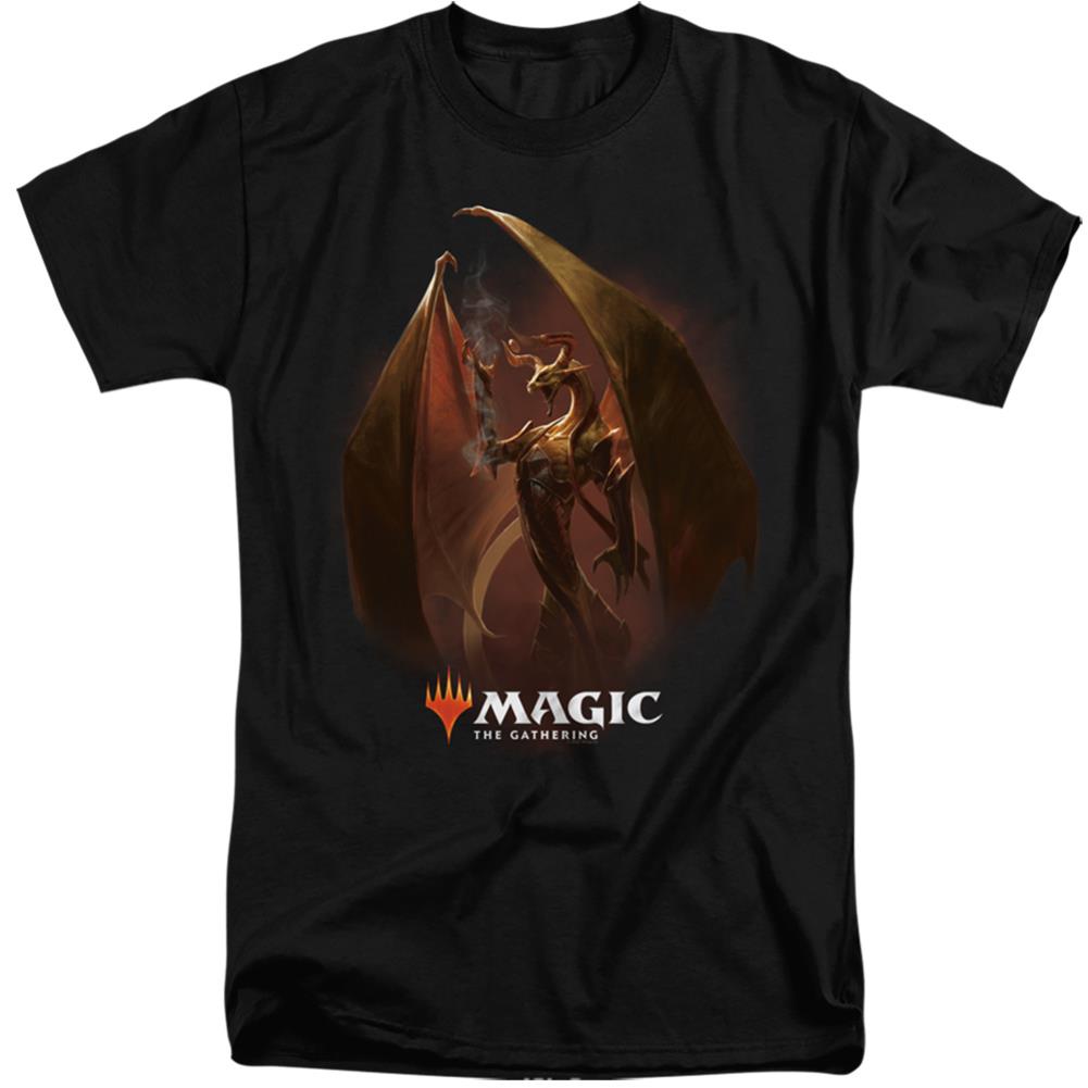 Magic The Gathering Nicol Bolas Men's 18/1 Tall Cotton Short-Sleeve T-Shirt