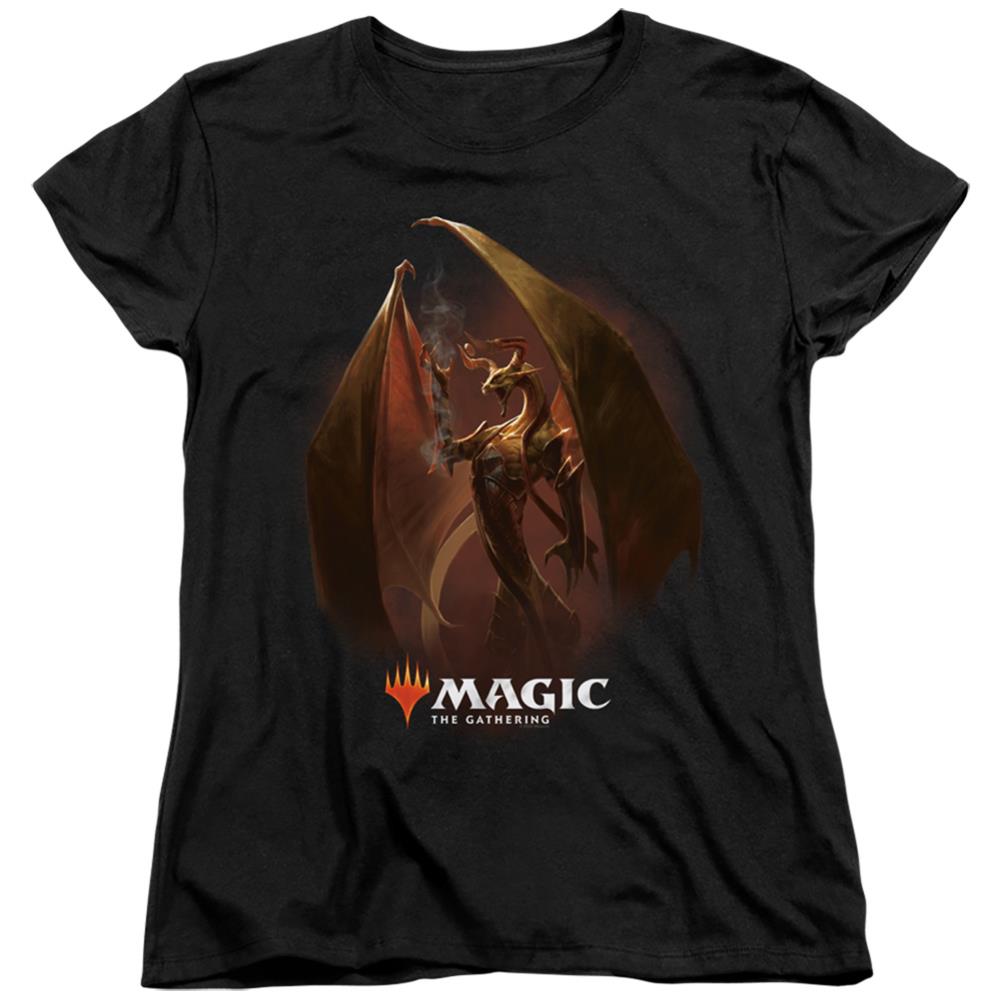 Magic The Gathering Nicol Bolas Women's 18/1 Cotton Short-Sleeve T-Shirt