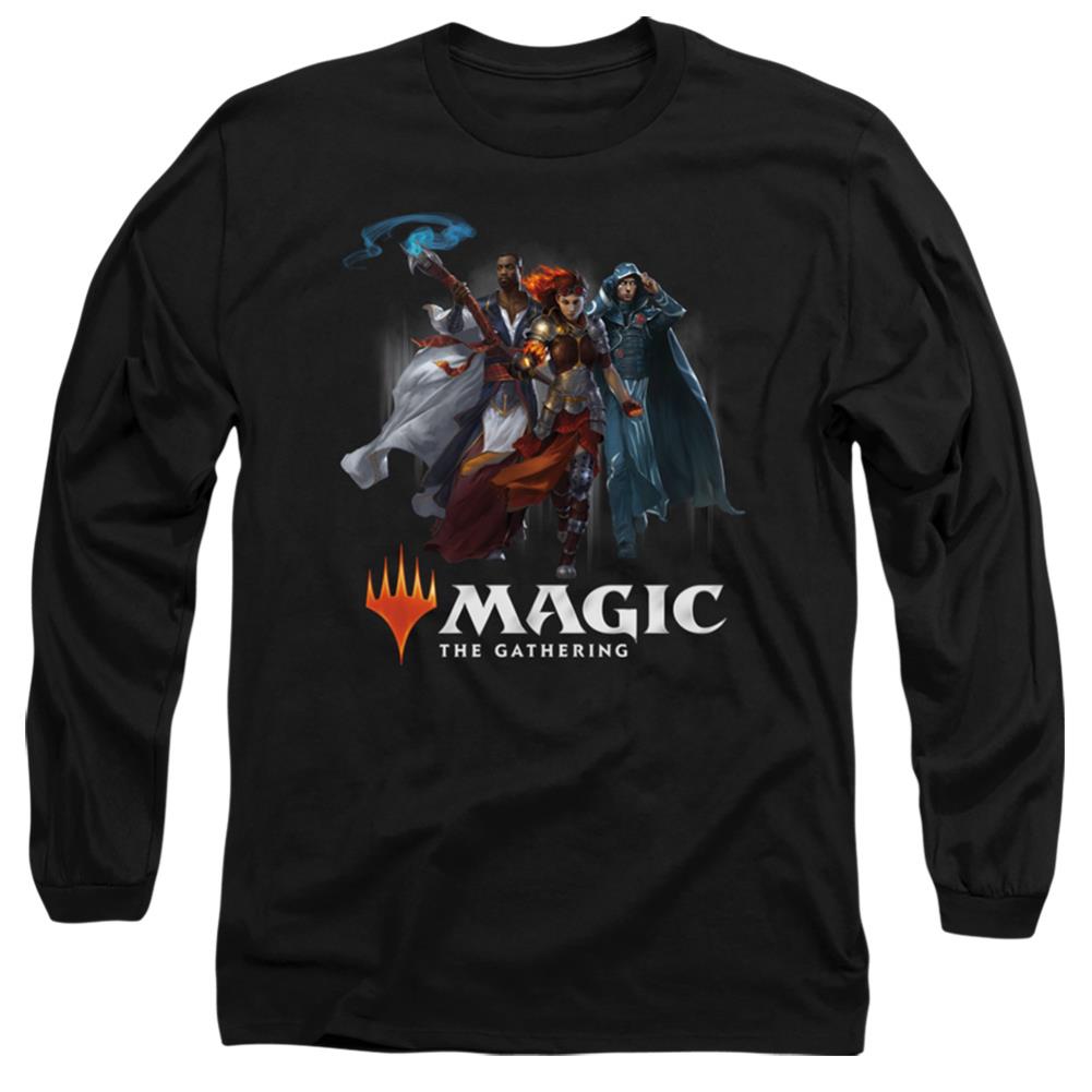 Magic The Gathering Planeswalkers Men's 18/1 Cotton Long-Sleeve T-Shirt