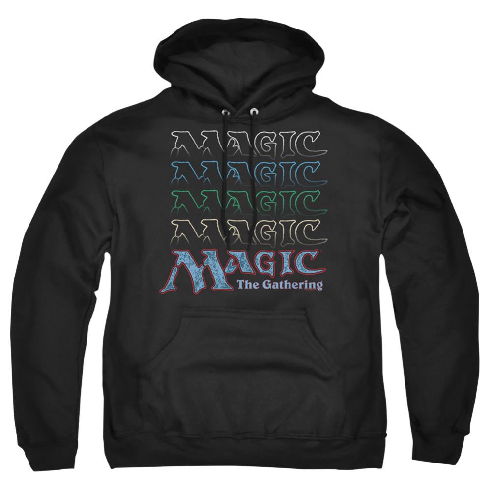 Magic The Gathering Retro Logo Repeat Men's Pull-Over 75 25 Poly Hoodie