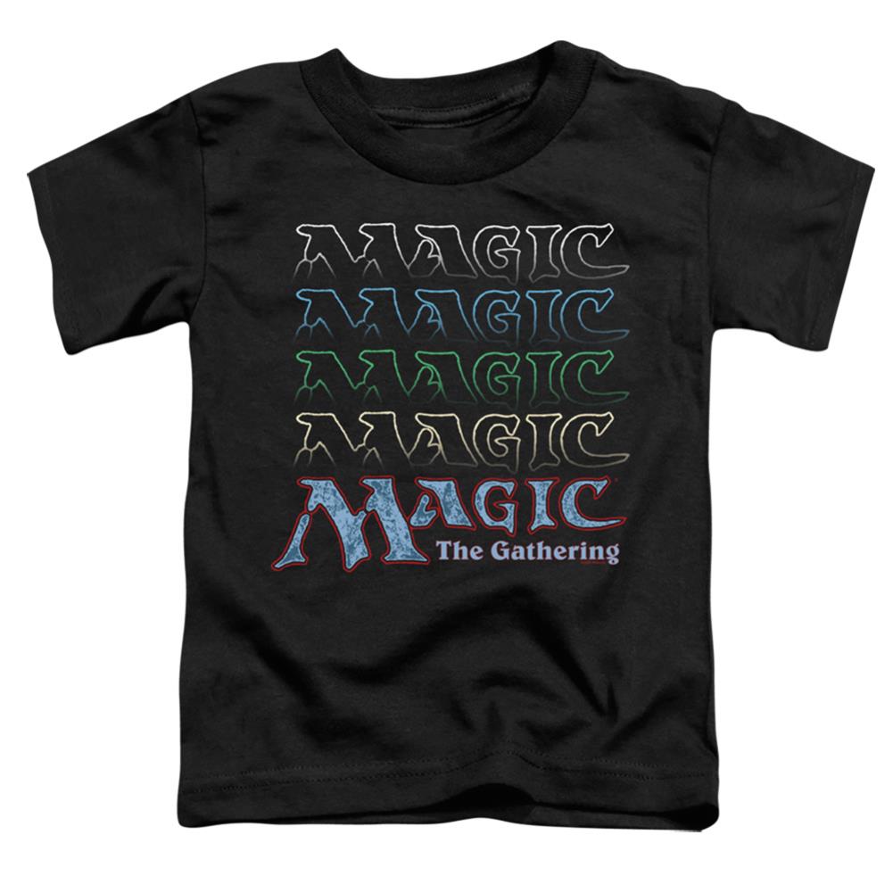 Magic The Gathering Retro Logo Repeat Toddler 18/1 Cotton Short-Sleeve T-Shirt