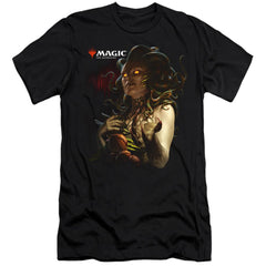 Magic The Gathering Vraska Queen Of Golgari Men's Ultra-Soft 30/1 Cotton Slim Short-Sleeve T-Shirt