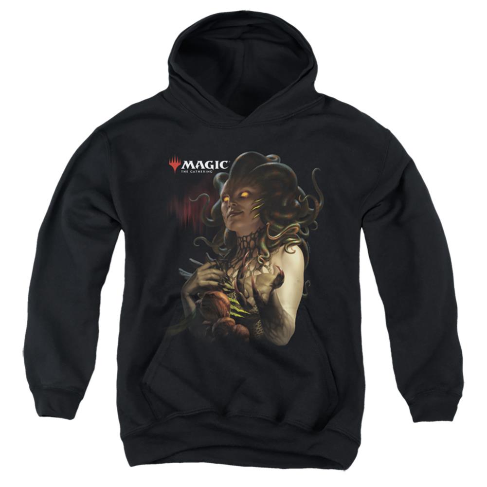 Magic The Gathering Vraska Queen Of Golgari Youth Cotton Poly Pull-Over Hoodie