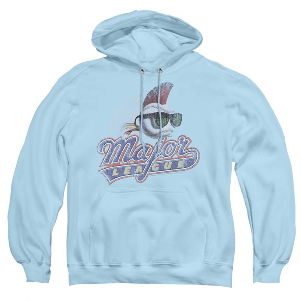 Major League Distressed Logo Men's Pull-Over 75 25 Poly Hoodie